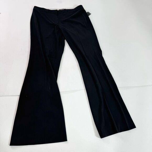 Tahari Dress pants Women 12 Black Straight Boot Cut New Career Formal New - Picture 1 of 12
